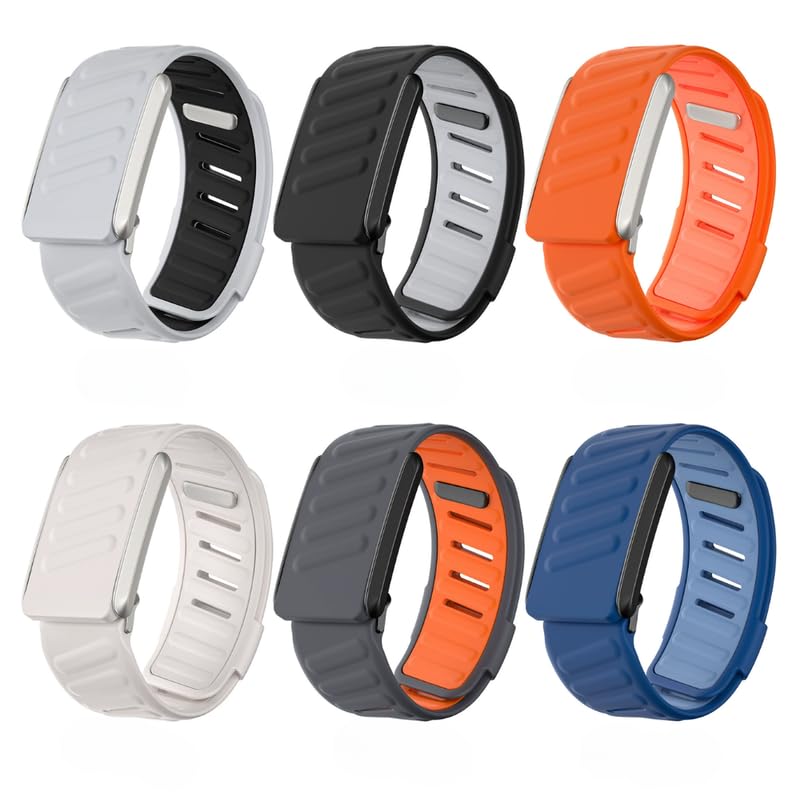 carl vinson®Silicone Wristband Strap for Whoop 4.0 | Breathable & Adjustable Hook and Loop Fitness Tracker Band | Durable, Comfortable Replacement Accessory 3