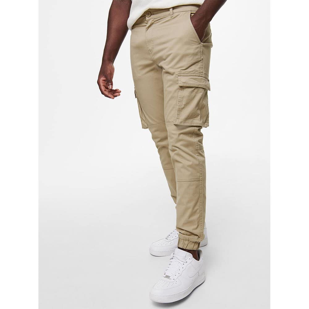 Only & Sons Onscam Stage Cargo Cuff Life 6687 Noos - bojówki Mężczyźni