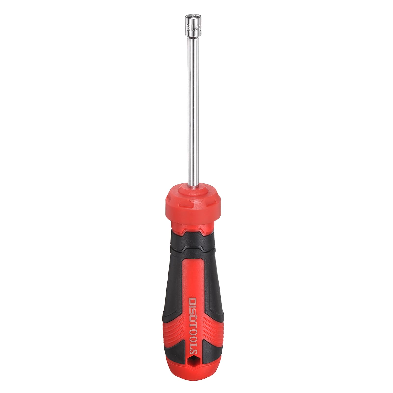 sourcing map SAE Nut Driver 3/16" CR-V Non-Magnetic Tip Hollow Shafts Hex Socket Screwdriver with Anti-Slip Handle for Automobile Repair Bit Driver