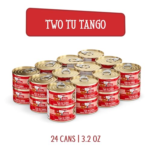 Image of Weruva Cats in The Kitchen, Two Tu Tango with Sardine, Tuna & Turkey Au Jus Cat Food, 3.2oz Can (Pack of 24)