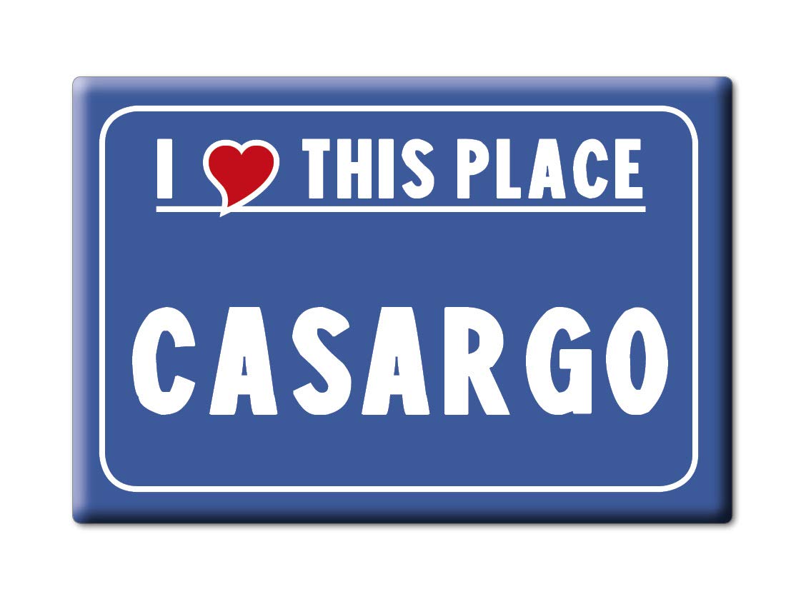 Casargo in Lecco, Lombardia Fridge Magnet Magnets Italia Souvenir I Love Gift Calamita (VAR. CARTELLO)