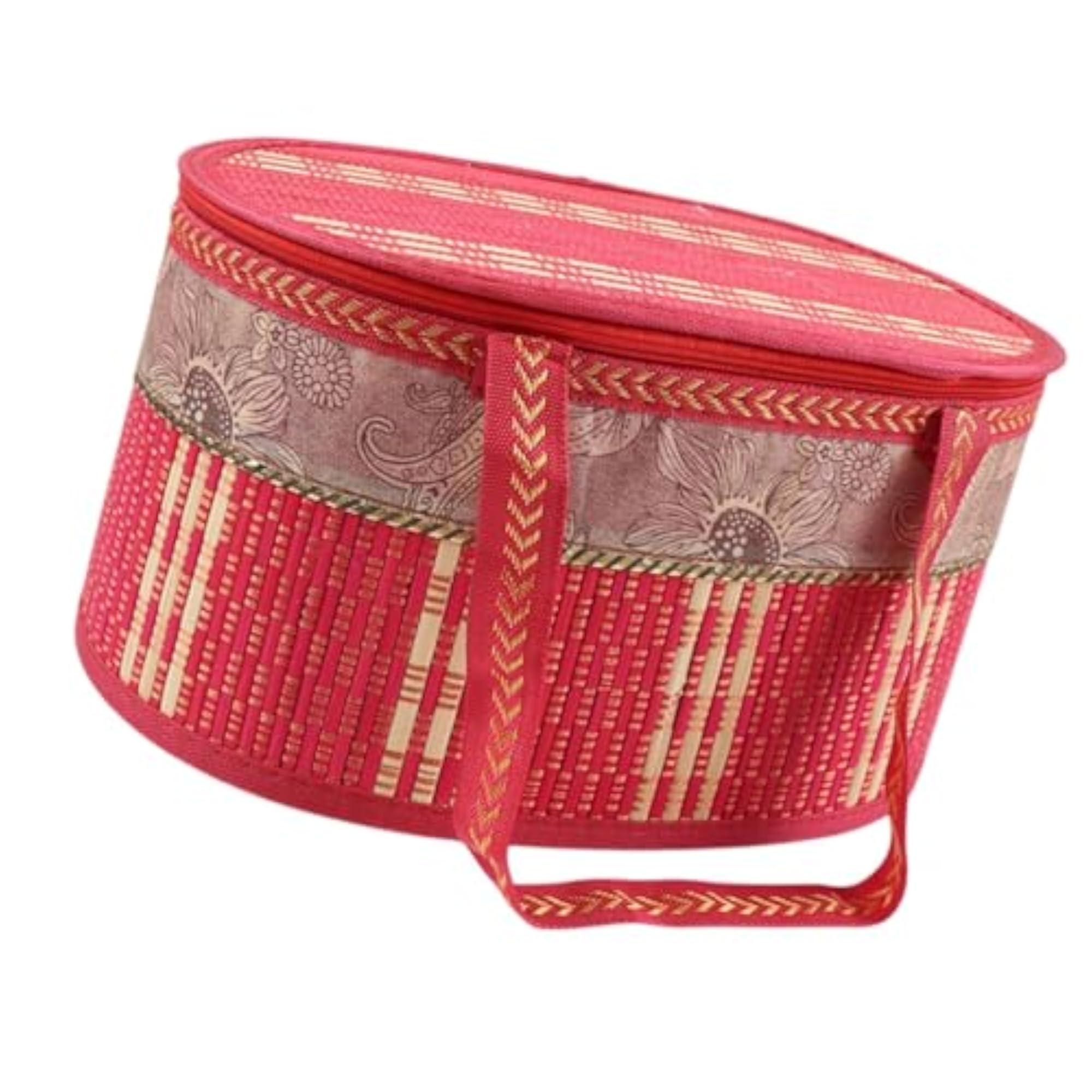 Outdoor Gift Wrapping Bamboo Basket