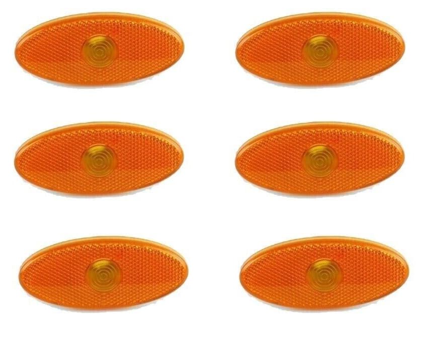 ACC Parts Side Marker Lamp Lens Set (6-Pack) Compatible with Renault Master, for Vauxhall/Opel Movano, fits to NV400 - Cost-Effective Upgrade - 261B00001R, 4419475, 93197564, 26180-00Q0A, 2618000Q0A