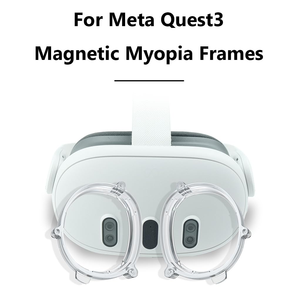 Montures de Protection de lentille magnétique et lentilles bloquant la lumière Bleue Anneau de Protection -Rayures Lunettes -lumière Bleue pour Meta/Oculus Quest 3 pour Quest3