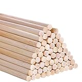 Amplia Gama de Usos: Las cañas de bambú puede ser utilizado para hacer artes del clavo y la artesanía, tales como la decoración del hogar, artesanía, ropa máscaras máscaras, tareas, productos de madera, paleta de artes. Apto para artesanos, aficionados, profesores y estudiantes.