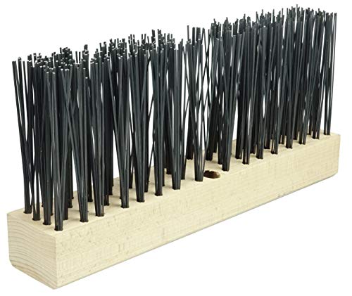 Image of Weiler 42030 Flat Wire Broom with 14 inch Hardwood Block, 5 inch Trim Length, Made in the USA