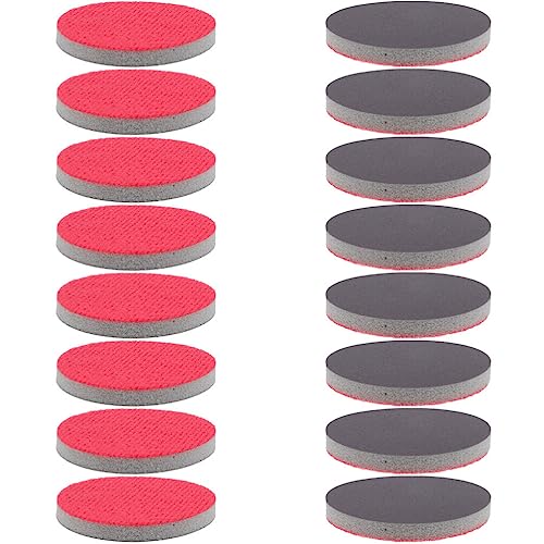BESPORTBLE 16pcs Bowling Ball Polishing Kit Grit Pads for Cleaning Resurfacing Professional Cleaning Pad Set
