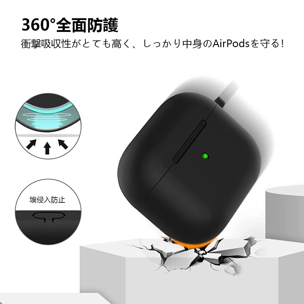 Amazon | AirPods 3 用 ケース AirPods 第三世代 ケース 保護ケース