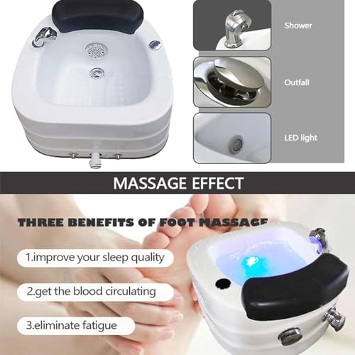 Spa portátil para pies con masaje y calentador miniatura 4