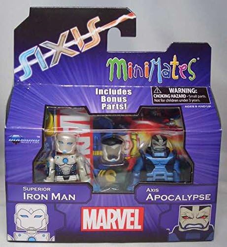 Amazon マーベル ミニメイツ 2パック シリーズ62 アクシス スペリオール アイアンマン アクシス アポカリプス 並行輸入品 フィギュア ドール 通販