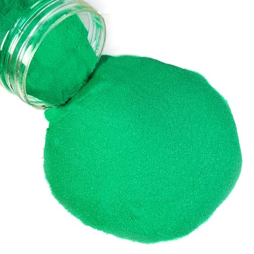 Green Unity Sand - Arena fina para ceremonia de boda de 1.8 libras para manualidades, fiestas, artes, relleno de jarrón decorativo, decoración del hogar, 28 onzas