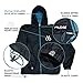 Filthy Anglers Fishing Packable Windbreaker Jacket for Men & Women : Lightweight : Water Resistant (Black, X-Large)