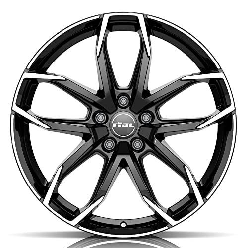 RIAL LUCCA 5-LOCH diamantschwarz frontpoliert 7.5Jx17 5x112 ET37