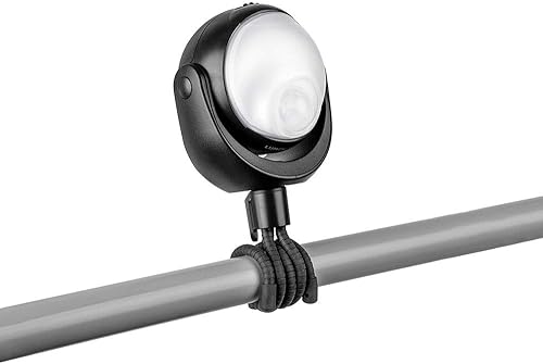 Miniatura 2 de La luz LED portátil con sensor de movimiento Lumenology proporciona 148 lúmenes con un rango detectable de 13 pies y una base de trípode flexible