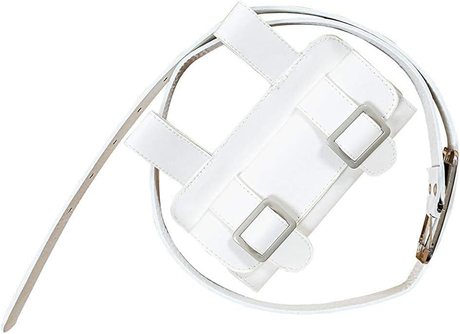 Adult Anime Belt Sword Holder Adjustable Buckle Holster PU Halloween Cosplay Prop White with Knife Cover - Image 4