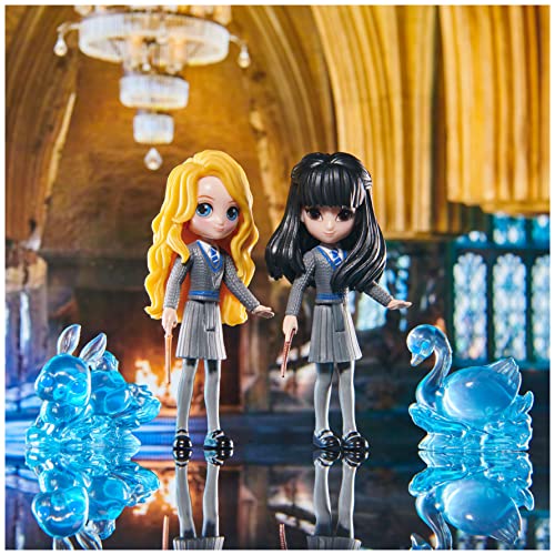 HARRY POTTER - MULTIPACK PATRONUS LUNA & CHO MAGICAL MINIS WIZARDING WORLD - Coffret 2 Figurines Articulées 8 cm À Collectionner Et 2 Figurines Animaux Patronus - 6063831 - Jouet Enfant 5 ans et +