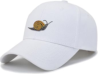 Western Farm Animal Snail Hat, Cute Embroidery Baseball Cap Trucker Hats Highland Cow Gifts for Women Men