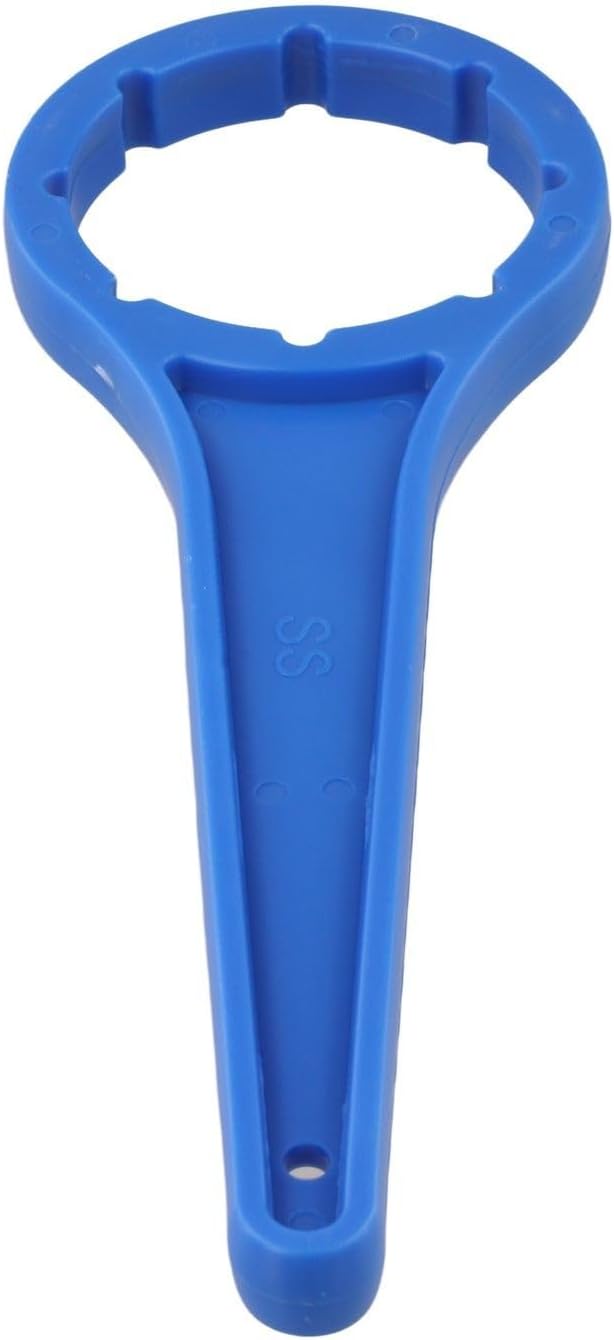Plastic Cap Spanner For 20L And 30L Drum Buckets, Tool For Safe Opening Of Plastic Bucket, Helps Avoid Broken Seals, 245mm Total Length(blue)