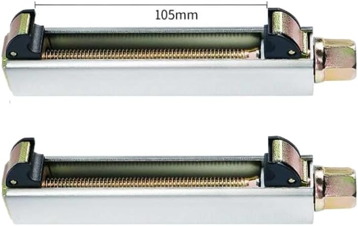 Motorcycle Coil Spring Compressor Heavy Duty Shock Strut Remover Kit with Protective Rubber Pads Compatible with Mechanic DIY