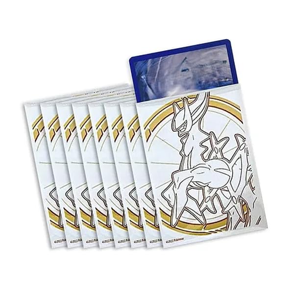 Elite Top Trainer Box Sleeves Matte for Cards, Card Sleeves, Pack of 65, for Trading Cards Games with BB-Toy-Trades Shipping Protection (Arceus)
