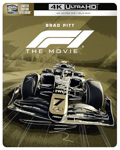 F1 The Movie Steelbook (Vintage) [4K UHD] [2025] [Blu-ray] [Region Free]