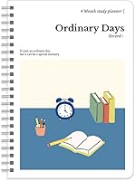 Vista 20 de Monolike Planificador de estudio de 4 meses, mochila escolar - Planificador académico, planificador semanal y mensual, plan de estudio