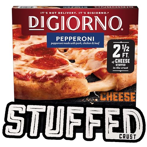 Digiorno Frozen Pizza, Stuffed Crust, Pepperoni Pizza, Quick Dinner For Family, Easy Dinner