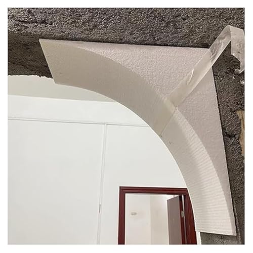 Kit de arco para puerta redondeado pintable con 2 molduras curvas de espuma universal de PU 2