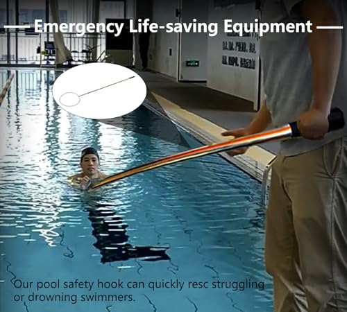 Poste de salvamento de emergencia para rescates rápidos en piscinas hondas 5