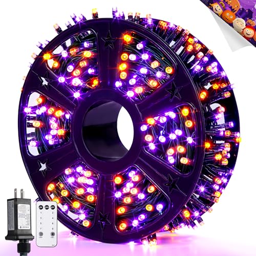 JMEXSUSS 400 LED Halloween Lights Outdoor Indoor, 132ft Halloween String