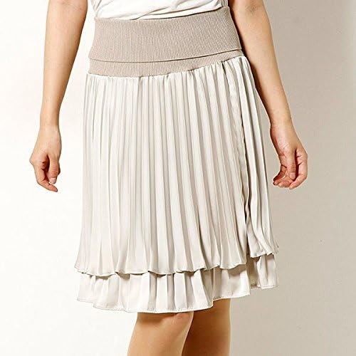 Amazon ロートレアモン Lautreamont 結婚式 セットアップ チリメンサテンリブツキプリーツsk 12ベージュ 36 S スカート 通販