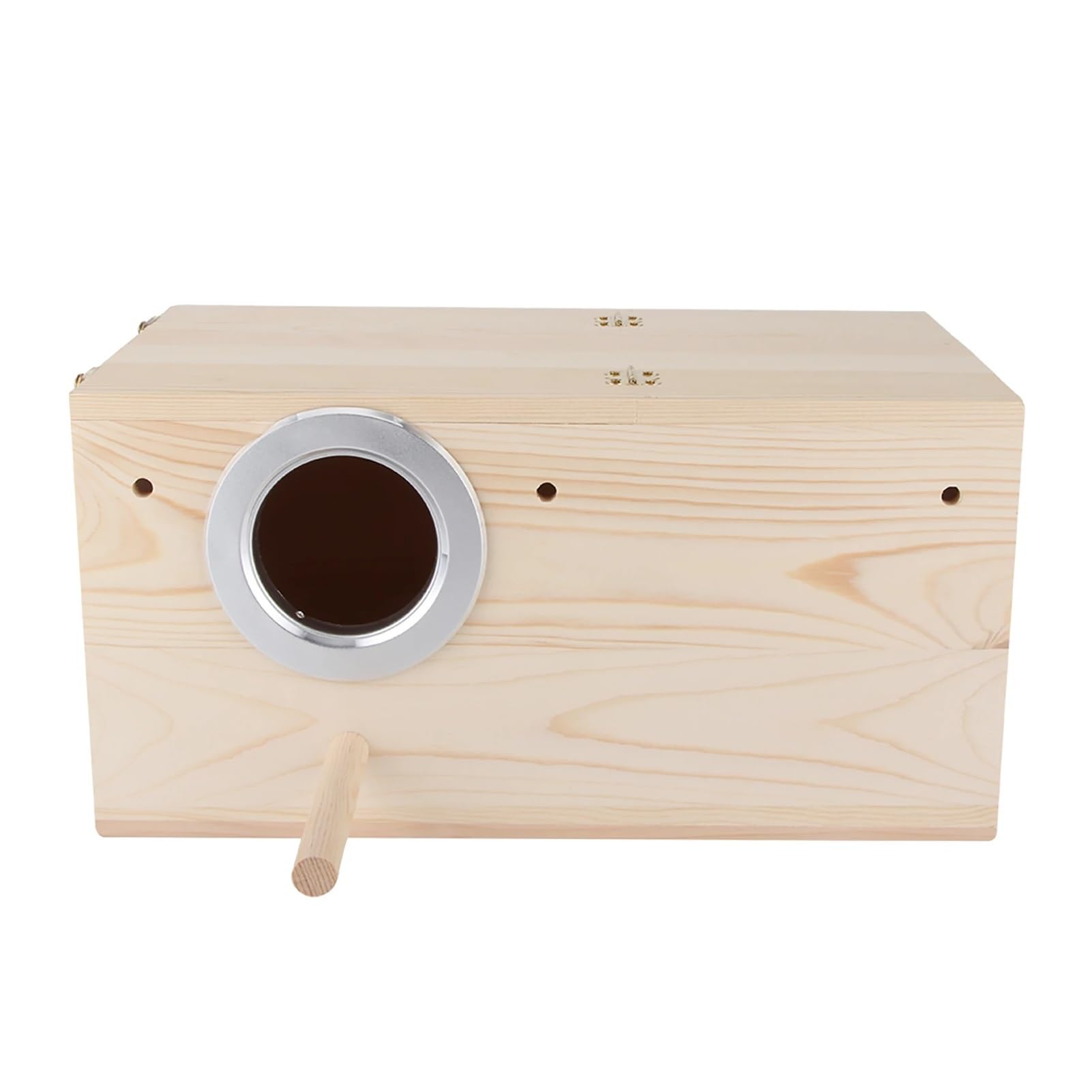 Nistkasten Vogelnistkasten aus Holz for Nymphensittiche, Vogelzuchtkästen, Hausdekoration for den Garten im Freien, traditioneller