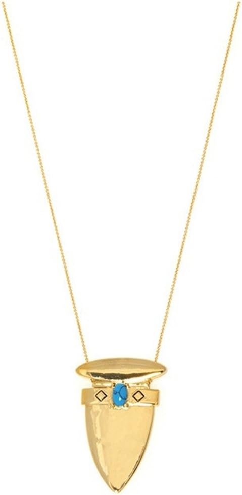 Rose Pierre Le Midi Grande Golden Pendant Necklace - Gold