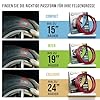 AlloyGator Felgenschutz Rot – Schützt vor Bordsteinschäden & Kratzern | Passend für Felgen bis 24" | Für alle Fahrzeugtypen | Ohne Klebstoff | 15 Farboptionen #2