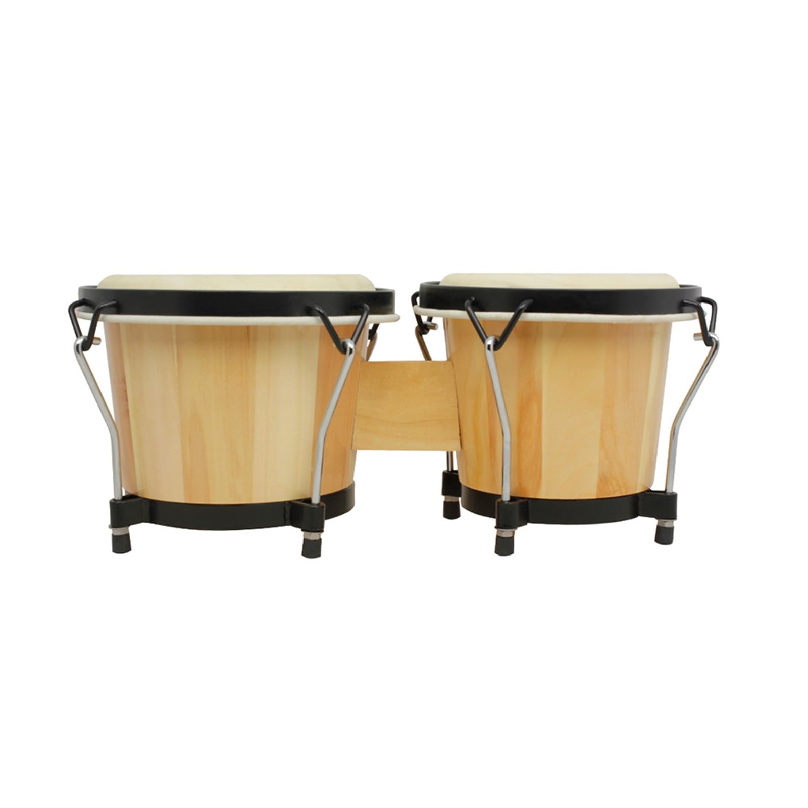 Bongos Tambor Bongo de madera maciza, doble tambor, estilo Jazz, pandereta, musical, instrumento percusión portátil
