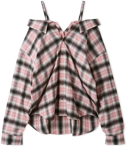 Amazon | [フレイ アイディー] オフショルオーバーネルシャツ