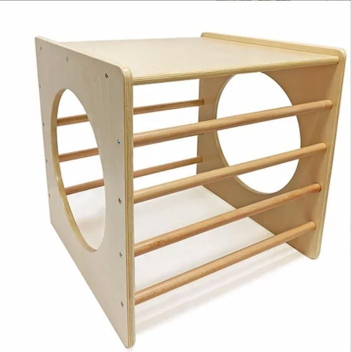 Nenitus Cubo Pikler, Cubo Pikler de Escalada, Cubo Pikler Montessori, Cubo pikler Madera, Cubo pikler bebé,