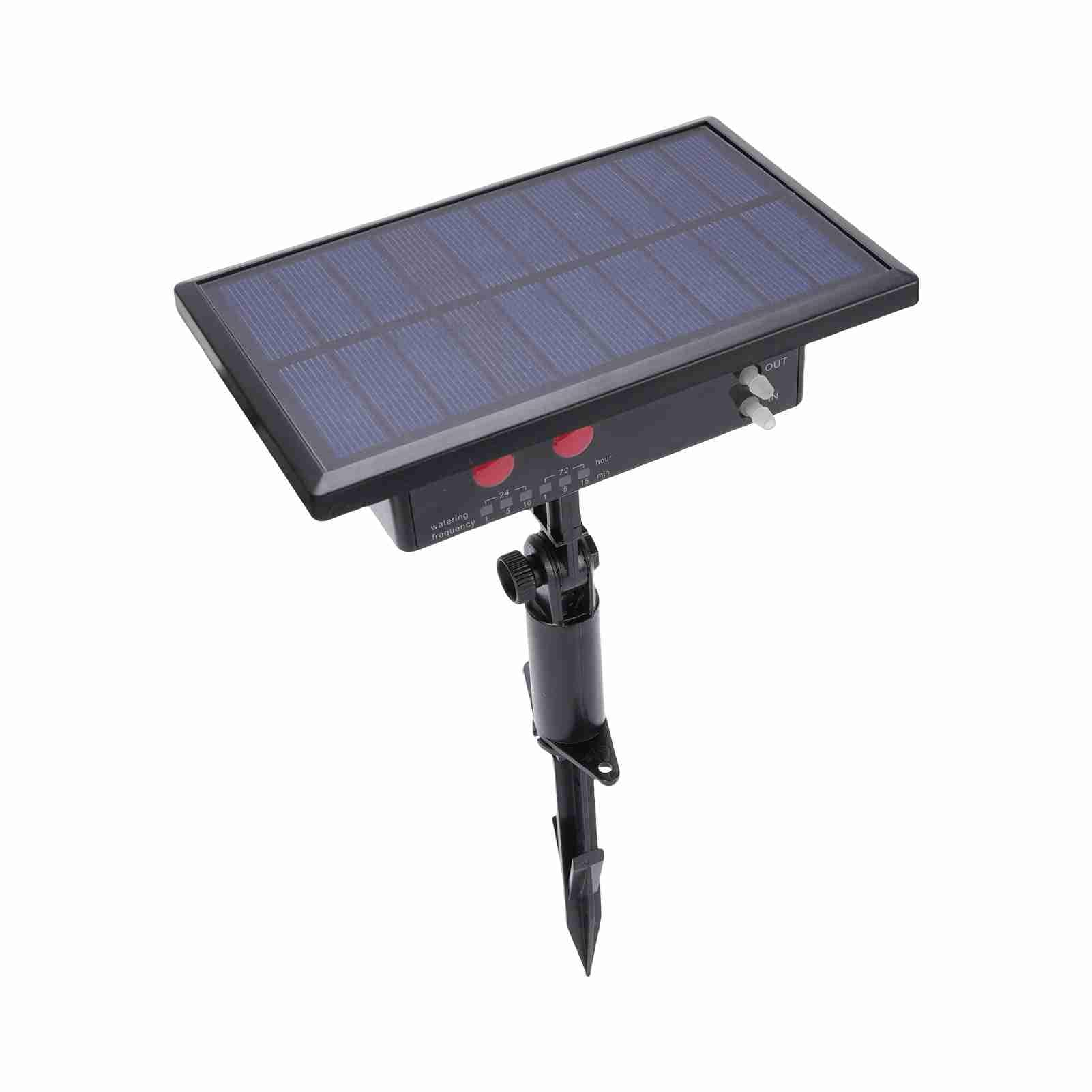 Dispositivo di Irrigazione per Piante Solari 10 Piante in Vaso 6 modalità Timer Kit Automatico di Irrigazione a Goccia per Verdure da Prato (#1)