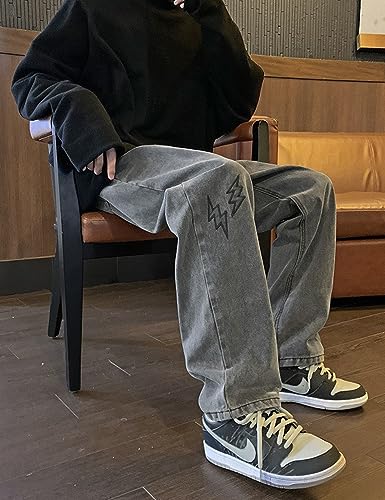 Men's Streetwear Jeans Y2K Hip Hop Baggy Jeans Wide Leg Harajuku Denim Pants Joggers4