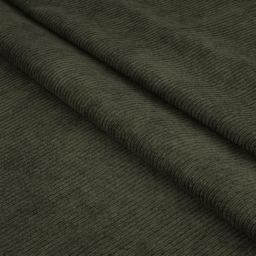 Velours côtelé d'ameublement haut de gamme gris ardoise 200 x 150 cm pour costume et veste d'hiver