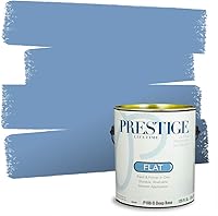 Vista 12 de Prestige Paints. - Base y pintura para exteriores en un solo galón, 1 galón. plano, comparable con Sherwin Williams Topsail.