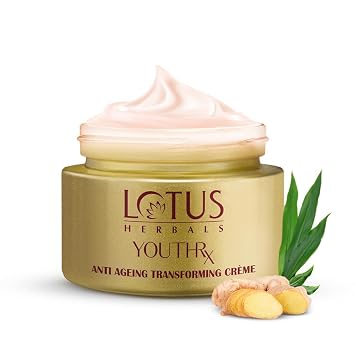 Lotus Herbals YouthRx Anti-Ageing Transforming Gel Creme SPF 20 PA+++ Preservative Free 50 g PACK OF 1