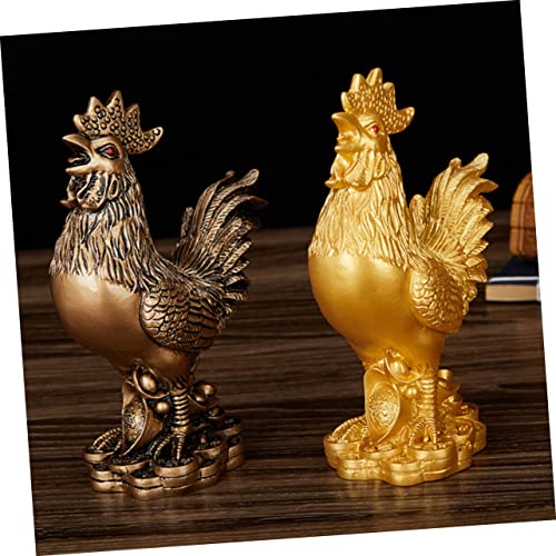 Statue de coq Feng Shui pour harmoniser votre affichage de bureau