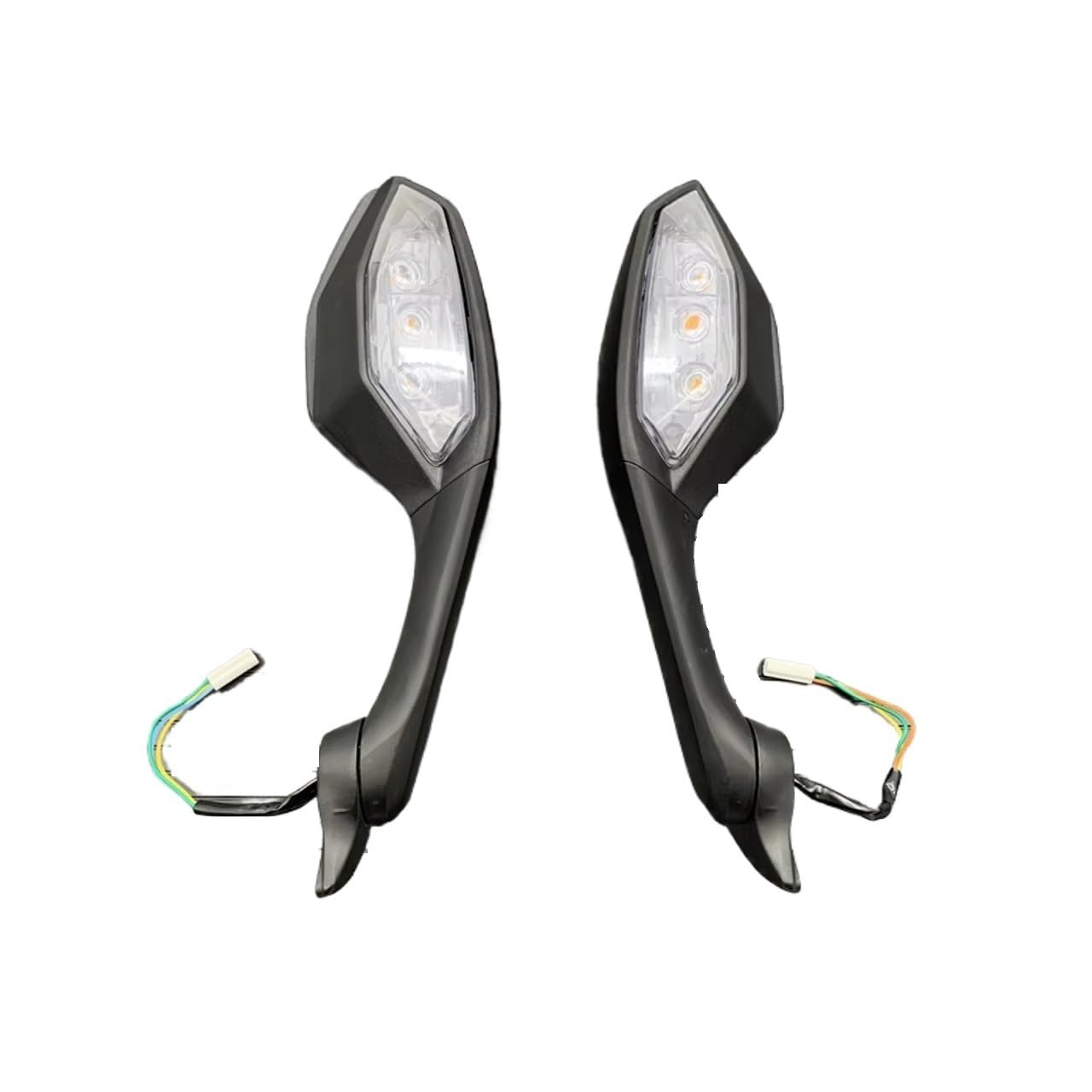 Specchietti Moto Manubrio Per YZF R6 2017-2021 Per YZFR1 2015-2021 Indicatori Di Direzione A LED Pieghevoli Per Moto Specchietti Retrovisori
