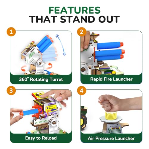 Image of Smartivity DIY Military Vehicle Truck Toy for Kids 8-14 Years