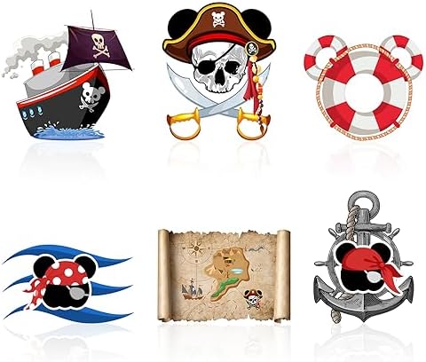 9-Pack Cruise Door Magnets - Vintage Tropical Decor For Cabin Door, Fridge, Or Car