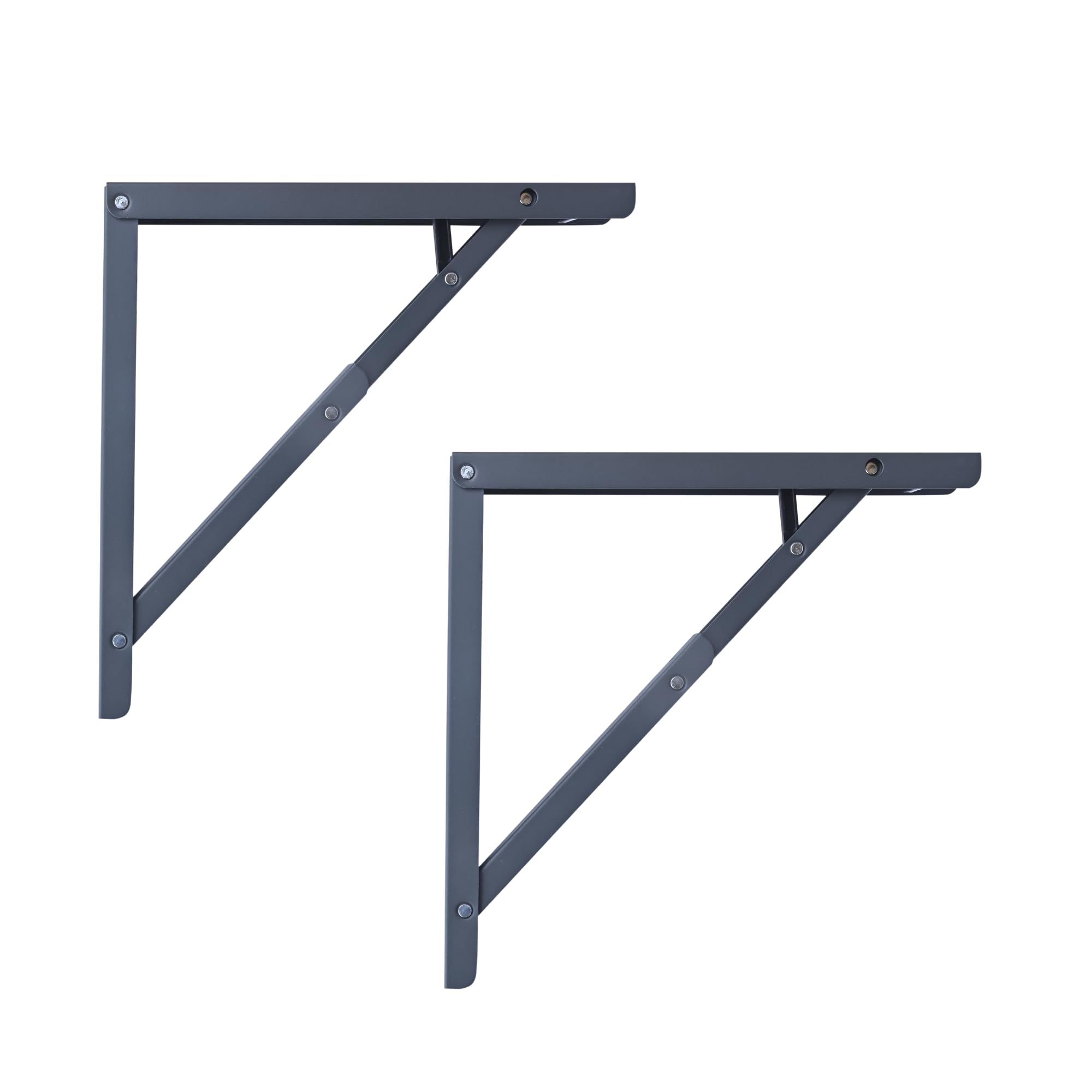 Godrej Furniture Fitting I Wall Mount Folding Table/Shelf Brackets (16 inch / 400mm, 100kg Capacity, 2 Units) ||Steel Fold-Down Bracket for Wall Mounted Tables, Desk with 1 Year Warranty — Amazon image 7
