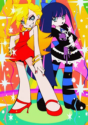 NewBrightBase Panty & Stocking with Gaterbelt Animation Fabric Cloth Rolled Wall Poster Print - Size: (36" x 24" / 20" x 13")
