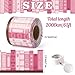 BeYumi Pink Bookshelf Border Trim - 65ft Valentine's Day Pink Book Rolled Border Trim Valentine Sweet Love Heart Bookshelf Bulletin Board Library Classroom Office Chalkboard Home Wall Party Decoration