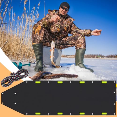 Traîneau de pêche sur glace flexible très résistant pour conditions extrêmes
